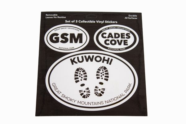 Great Smoky Mountains National Park Set of 3 Collectible Stickers