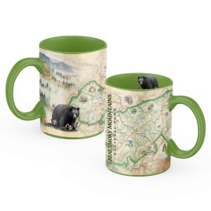 Great Smoky Mountains National Park 16oz Xplorer Map Mug