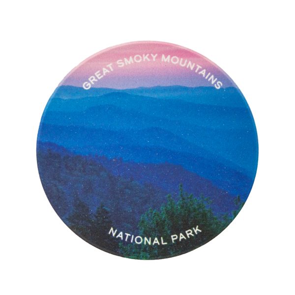 Great Smoky Mountains National Park Mountain Haze Car Coaster