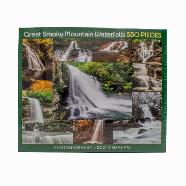 Great Smoky Mountains Waterfall 550 Piece Puzzle