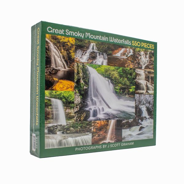 Great Smoky Mountains Waterfall 550 Piece Puzzle - Image 2