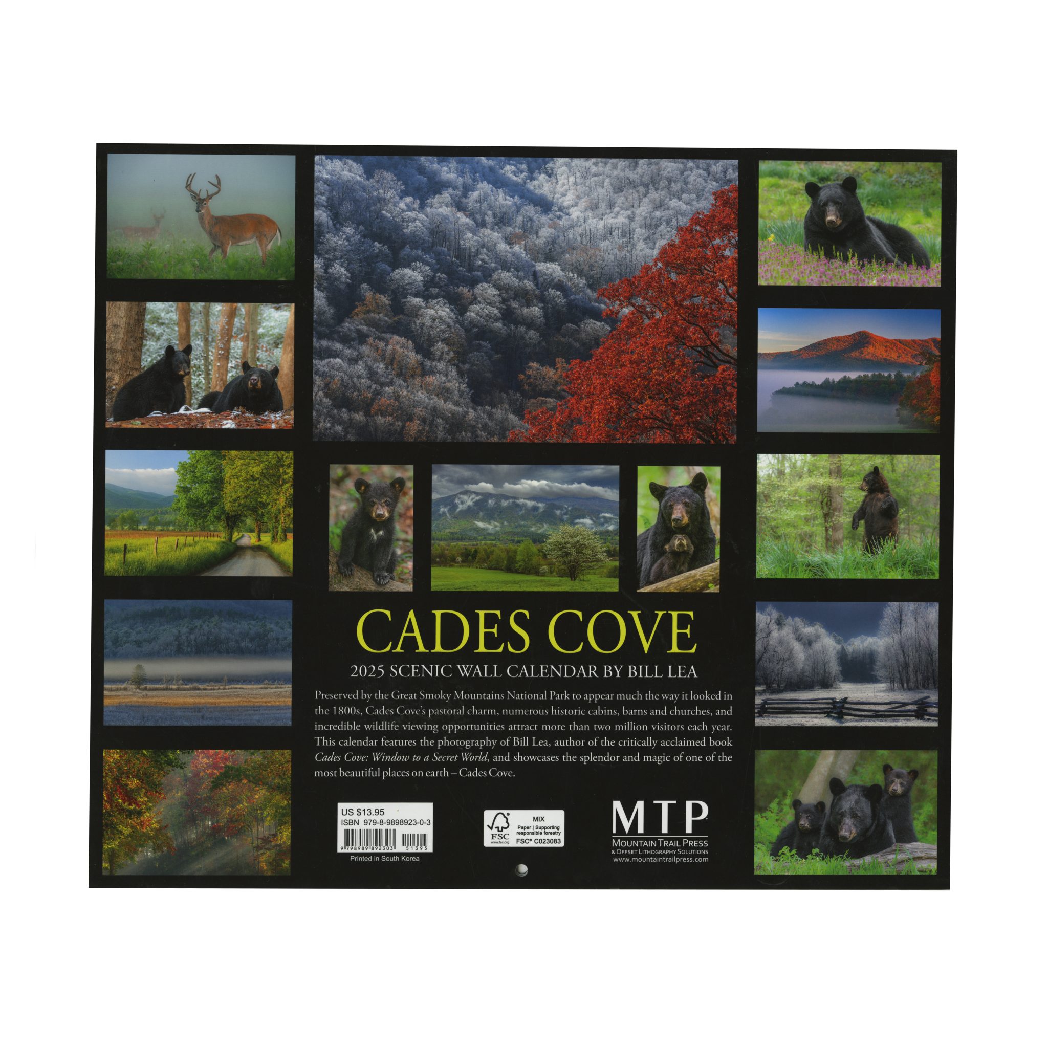 Smokies Life 2025 Cades Cove Calendar