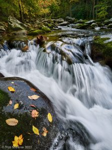This photo of a cascade on the Middle Prong of Little River was taken in the Tremont area.