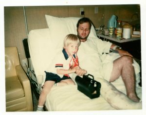 Bill Acree was transported to the University of Tennessee hospital in Knoxville, where he recovered from his multiple injuries. Provided by Bill Acree. 