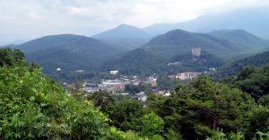 Gatlinburg sits directly adjacent to the park boundary. According to a National Park Service study, in 2022 park visitors spent an estimated $2.1 billion in gateway communities within 60 miles of the park. Photo provided by Jared via Flickr. 