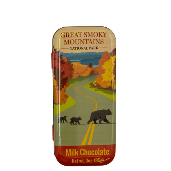 Souvenir Milk Chocolates in Bear Tin