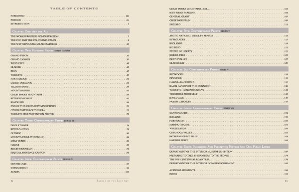 Ranger of the Lost Art book table of contents