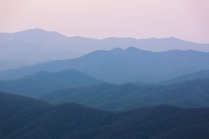 The aptly named Great Smoky Mountains unfurl from the view at Kuwohi, formerly known as Clingmans Dome. Photo provided by Michele Sons. 