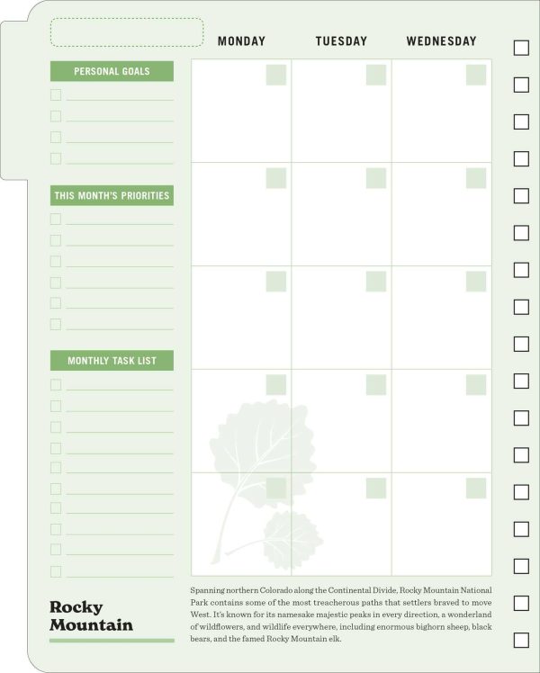 The Art of the National Parks Undated Planner - Image 3