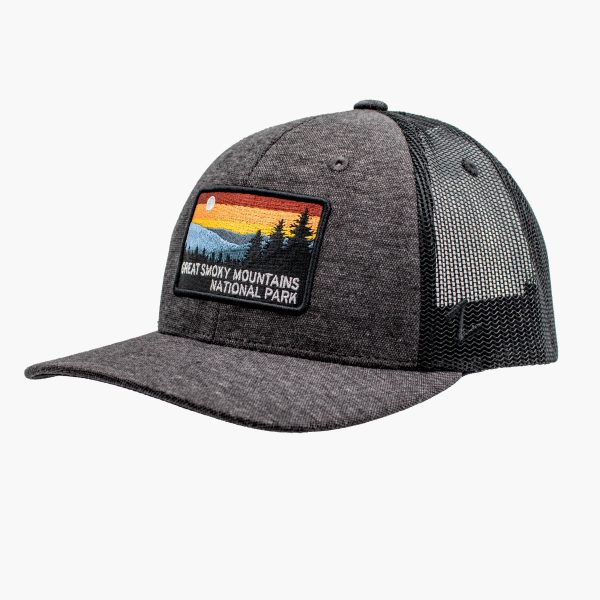 Great Smoky Mountains National Park Sunset Trucker Hat - Image 2