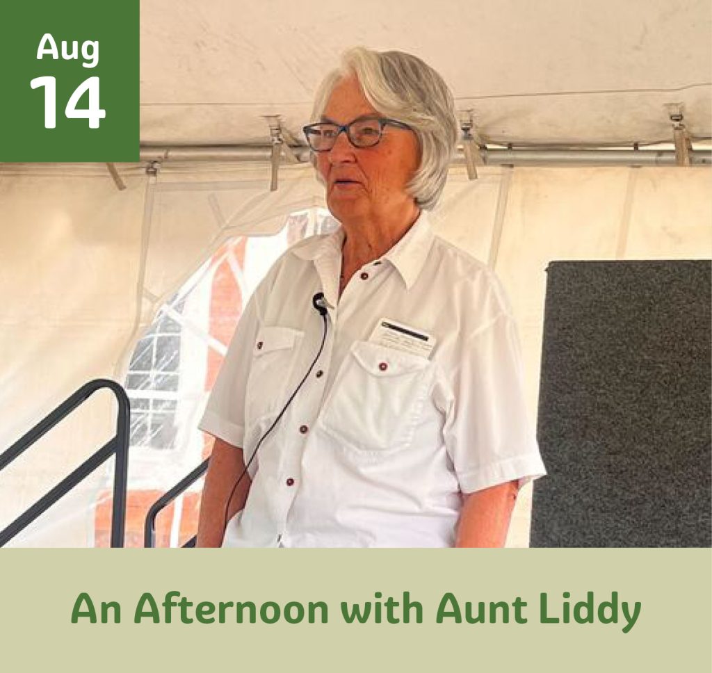 August 14 An Afternoon with Aunt Liddy