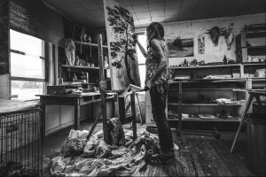 Elizabeth Ellison has always derived joy from depicting the natural world through art, and she continues to do so daily in her Bryson City studio. Photo by Quintin Ellison.