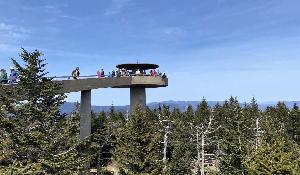 In September 2024, the traditional Cherokee name Kuwohi became the official name of the park’s highest mountain, formerly known as Clingmans Dome. Photo by Matt Podolski.