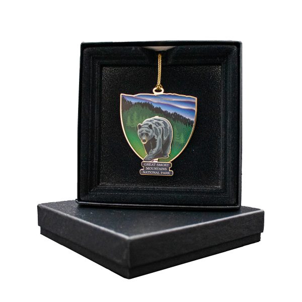 Great Smoky Mountains National Park Black Bear Metal Ornament