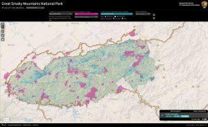 A map of the Smokies