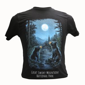 Great Smoky Mountains National Park Glow in the Dark Bear Youth T-shirt