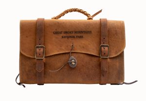 Great Smoky Mountains National Park Leather Computer Bag