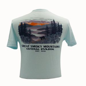 Great Smoky Mountains National Park Mountain Scene T-Shirt