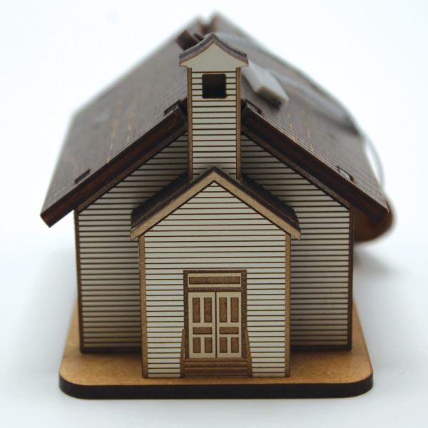 Great Smoky Mountain National Park 3-D Cades Cove Missionary Baptist Church Ornament
