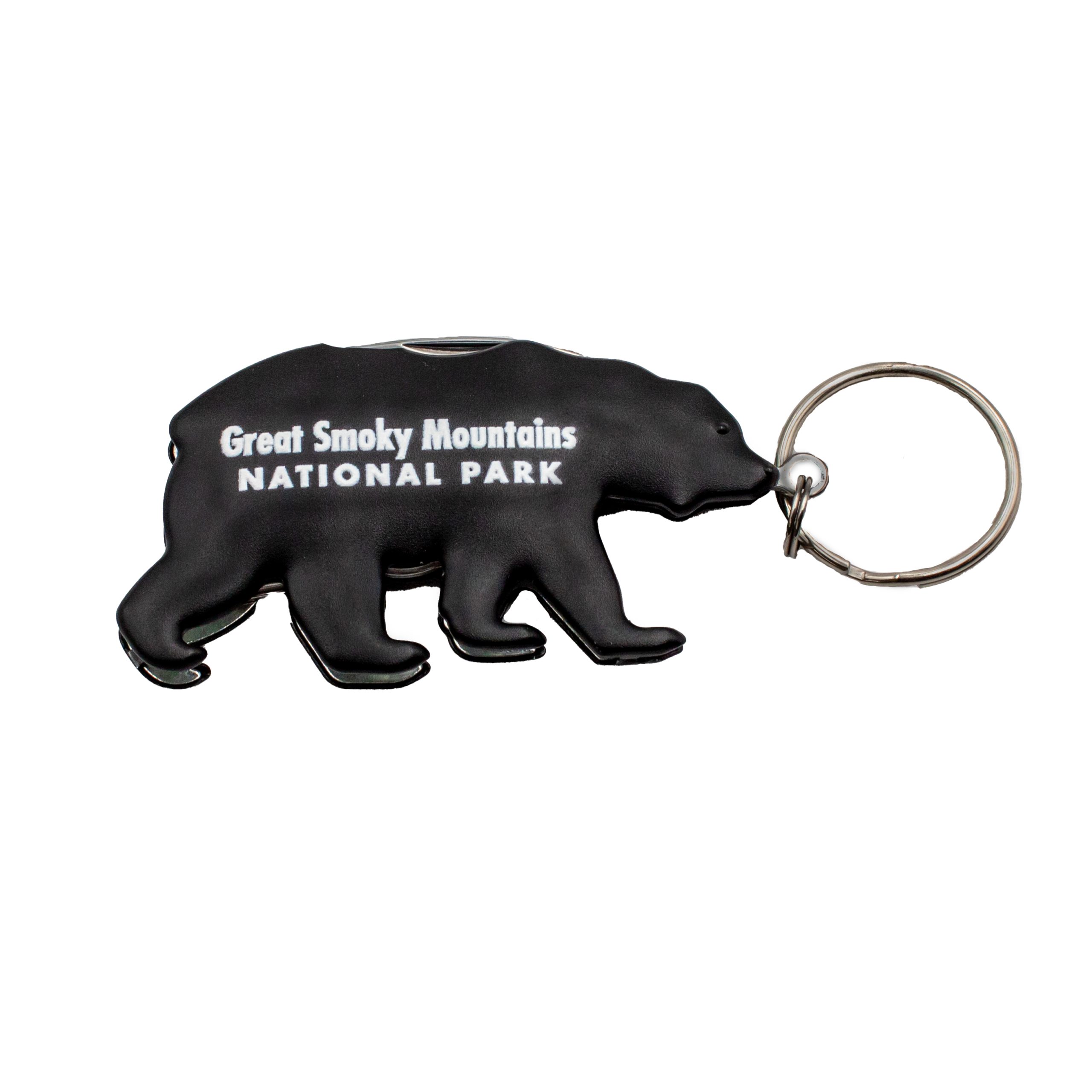 Great Smoky Mountains National Park Bear Pocket Knife Keychain