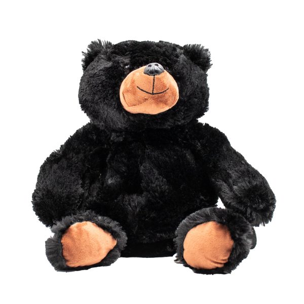 Black Bear Plush Backpack