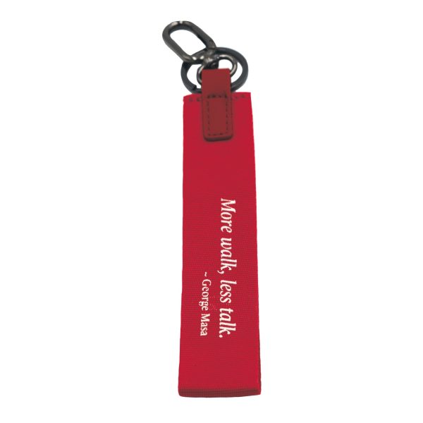 George Masa: More Walk, Less Talk Keychain