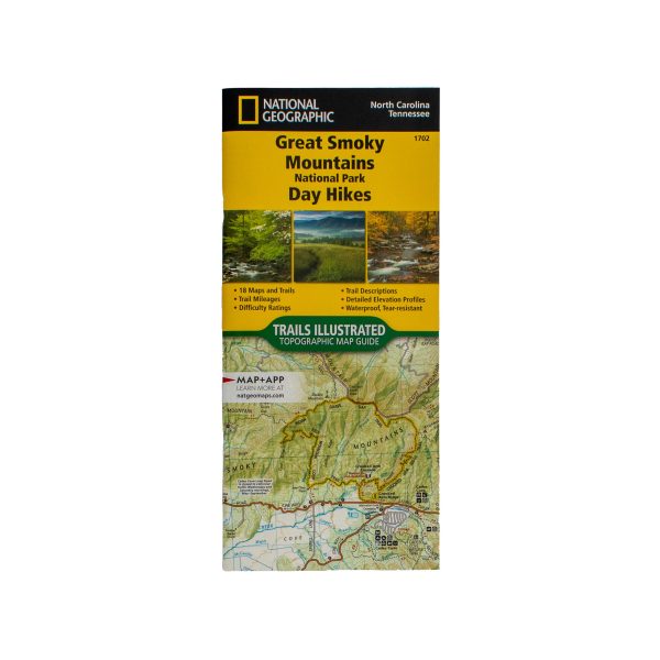 National Geographic Great Smoky Mountains National Park Day Hikes Map