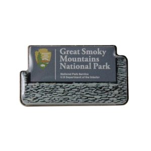 Great Smoky Mountains National Park Sign Lapel Pin