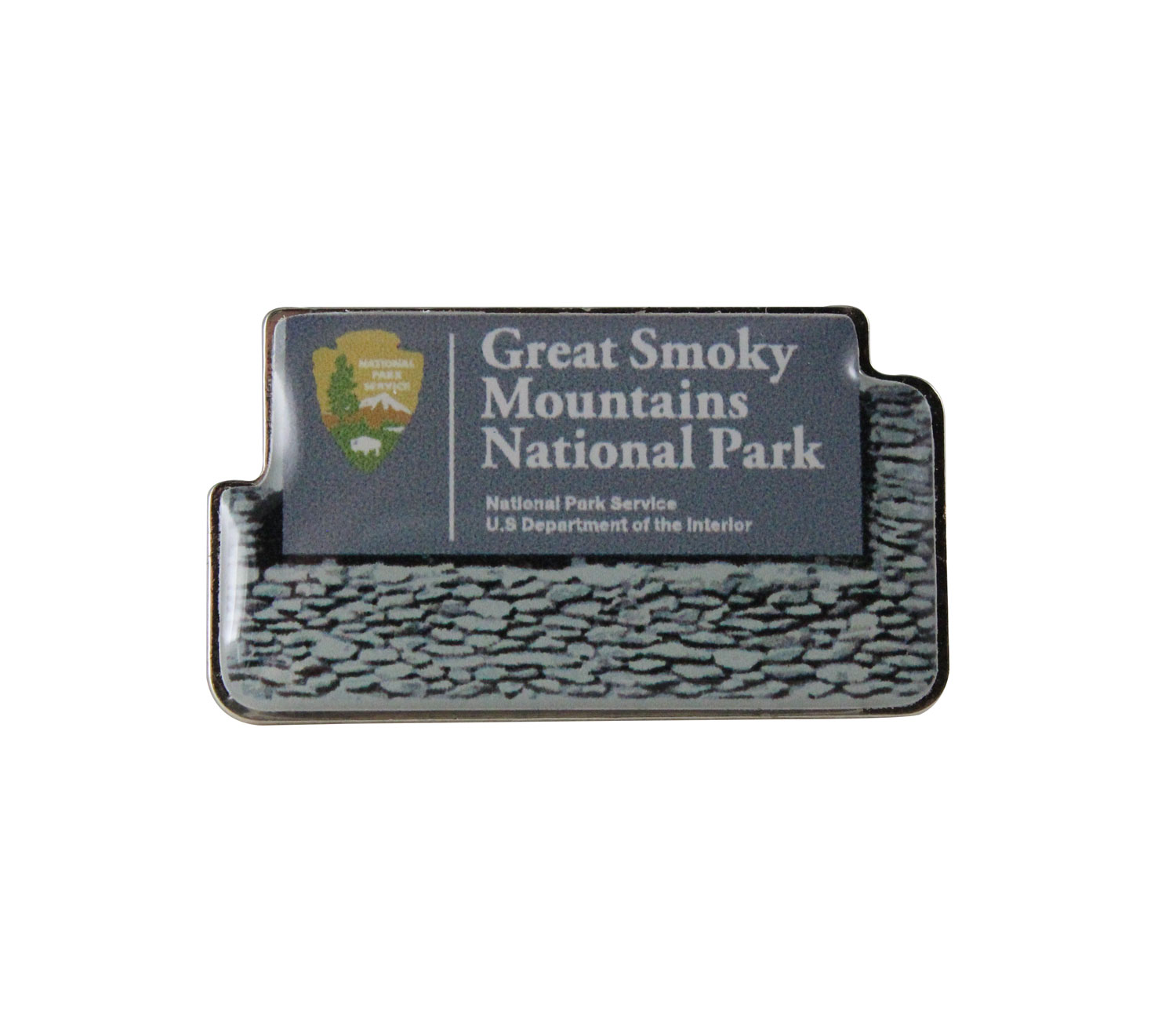 Great Smoky Mountains National Park Sign Lapel Pin