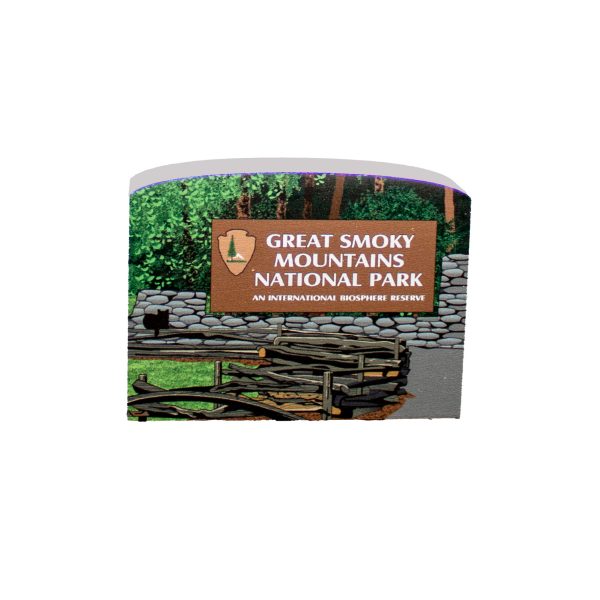 Great Smoky Mountains National Park Collectible Wood Replica: Park Sign
