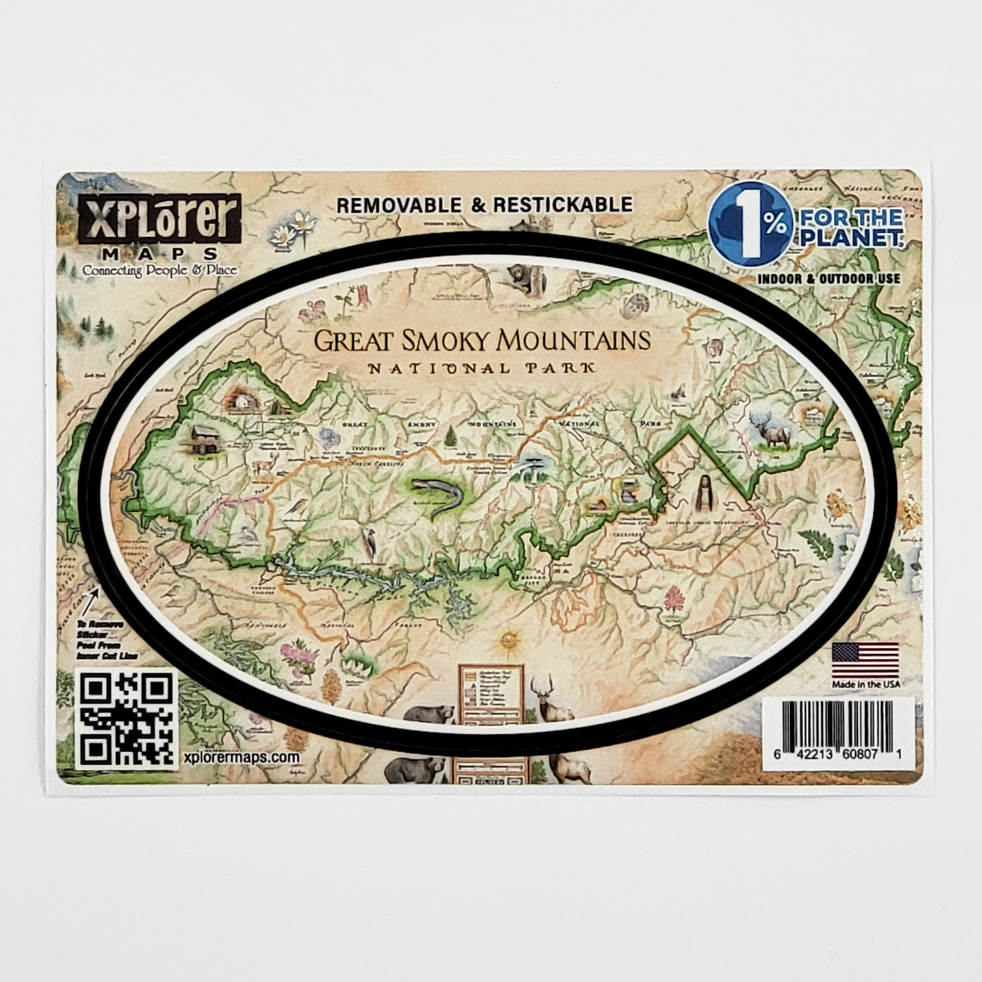Great Smoky Mountains National Park Removable & Reusable Sticker
