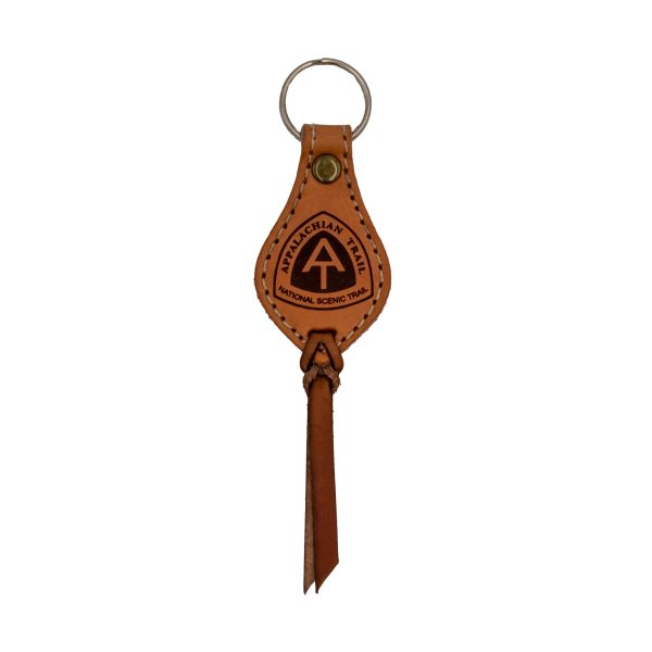 Appalachian Trail Leather Keychain