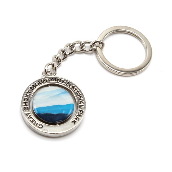 Great Smoky Mountains National Park Haze Spinner Keychain