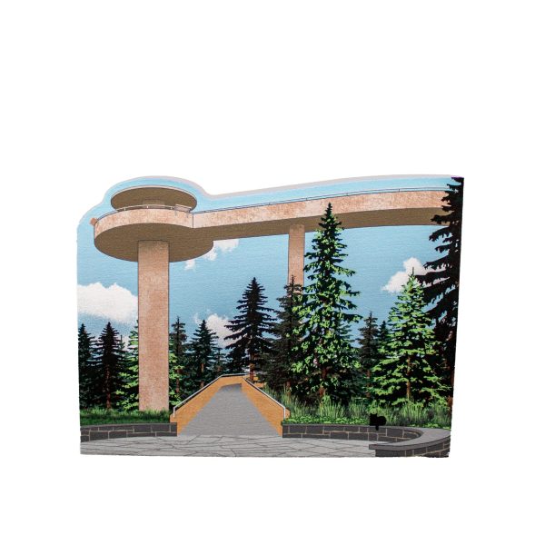 Great Smoky Mountains National Park Collectible Wood Replica: Kuwohi (formerly Clingmans Dome)