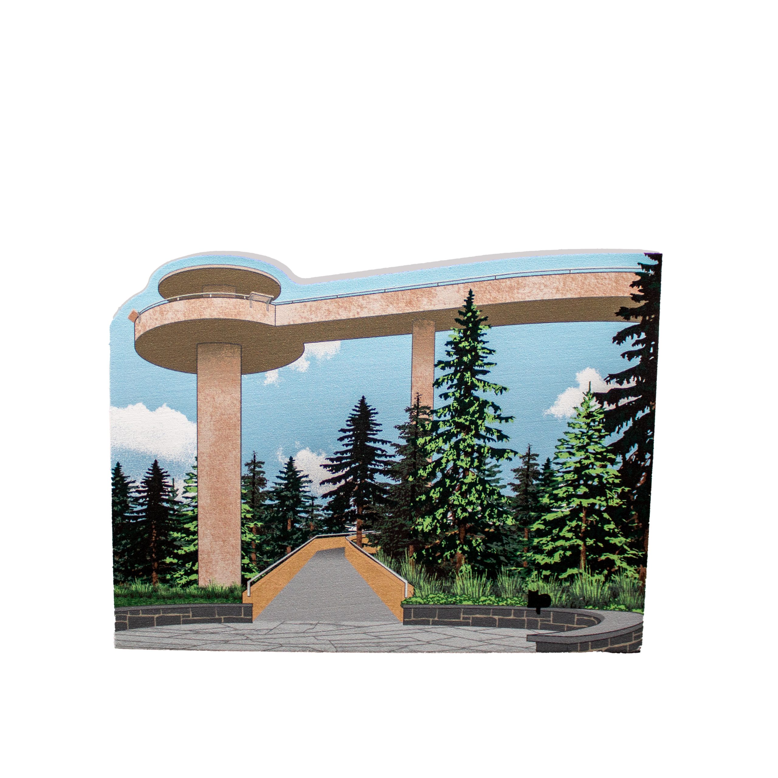 Great Smoky Mountains National Park Collectible Wood Replica: Kuwohi