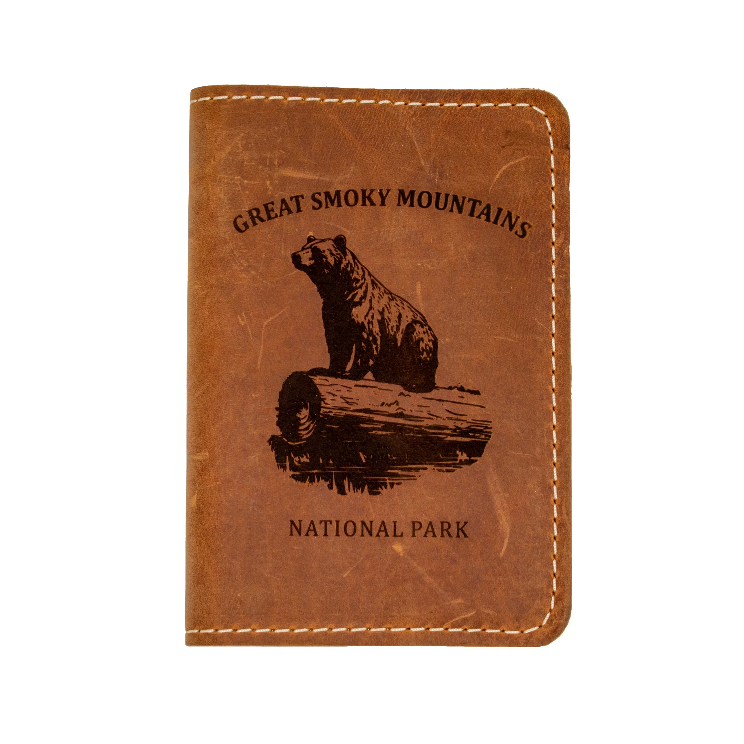 Great Smoky Mountains National Park Bear Leather Bound Journal