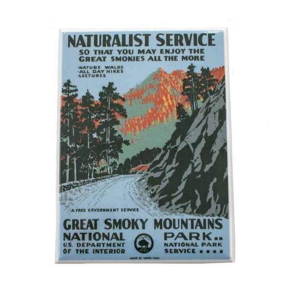 Retro Great Smoky Mountains National Park Magnet