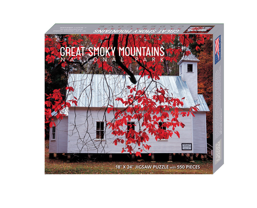 Great Smoky Mountains National Park Historic Church Puzzle