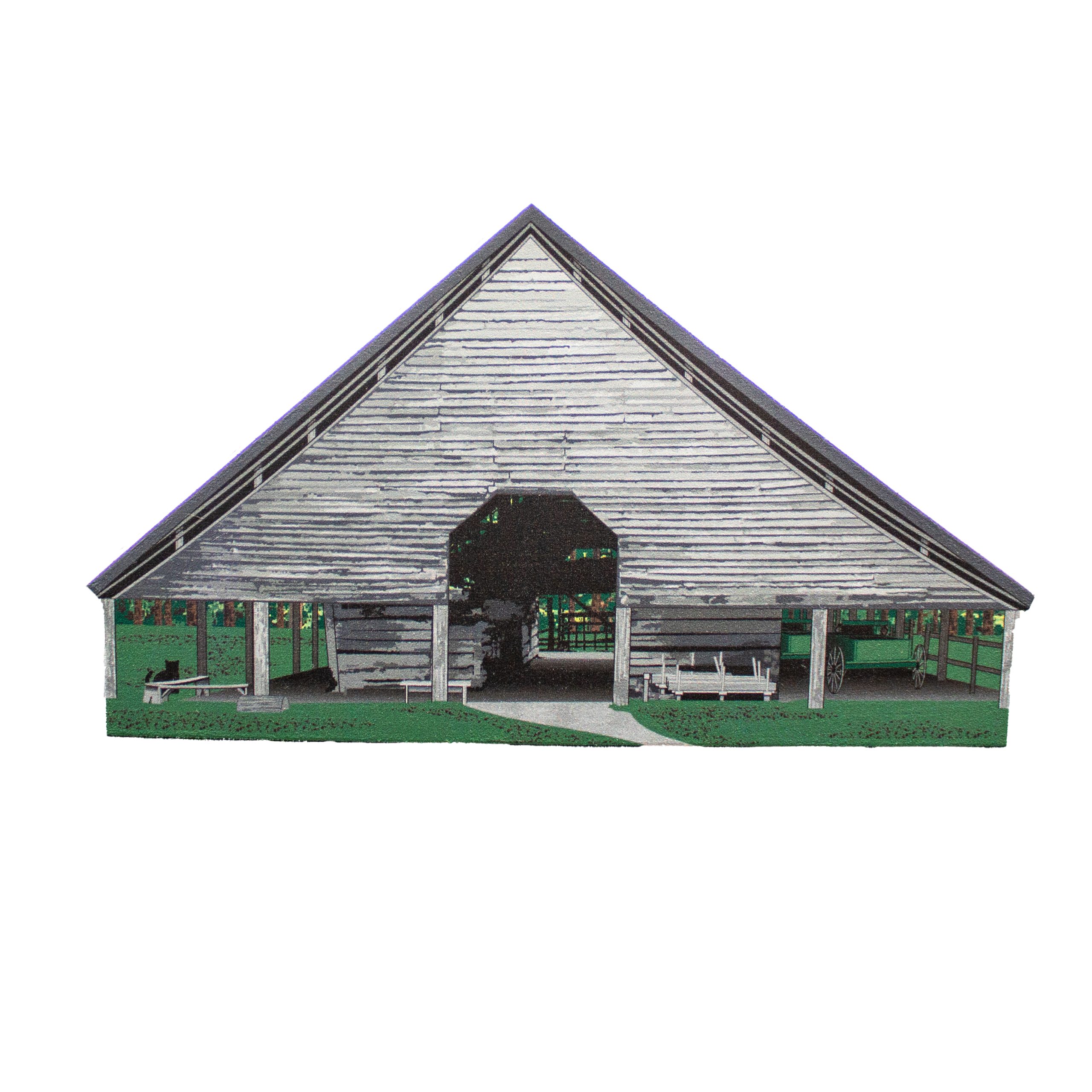 Great Smoky Mountains National Park Collectible Wood Replica: Enloe-Floyd Barn