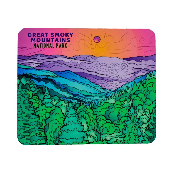 Great Smoky Mountains National Park Wild and Free Mousepad