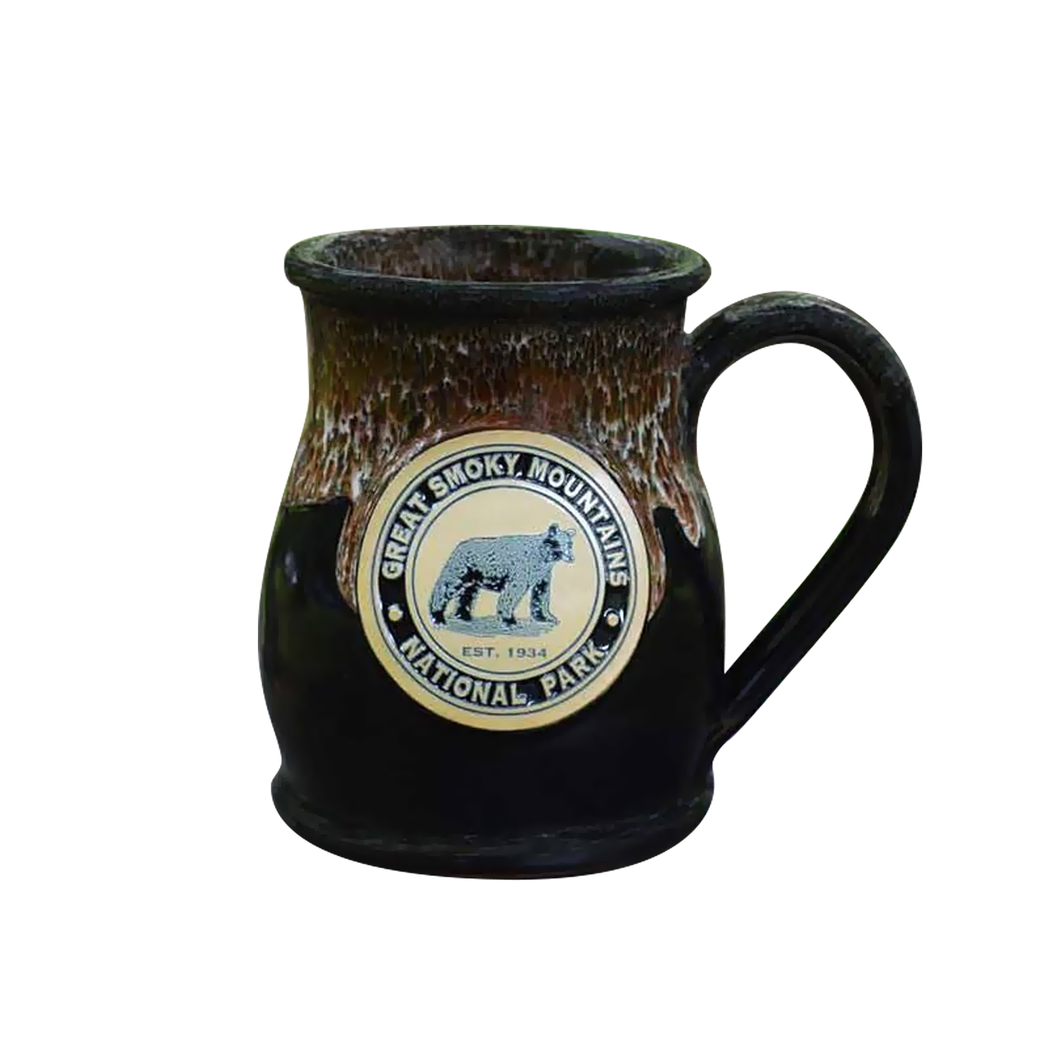 Great Smoky Mountains National Park Black Bear Pottery Mug
