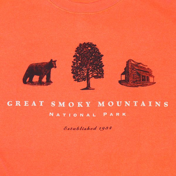 Great Smoky Mountains National Park Historic Cabin Long Sleeve Shirt - Image 3