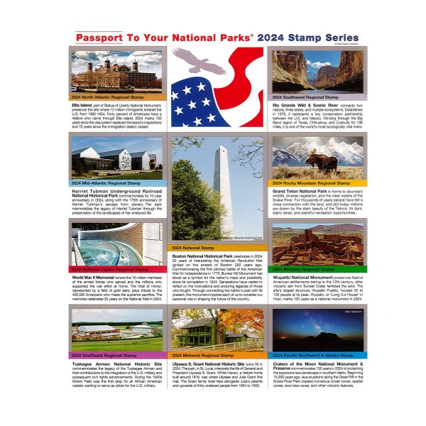 Passport to your National Park Stamp Set 2024