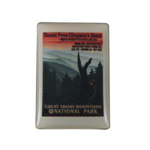 Sunset from Clingmans Dome Lapel Pin