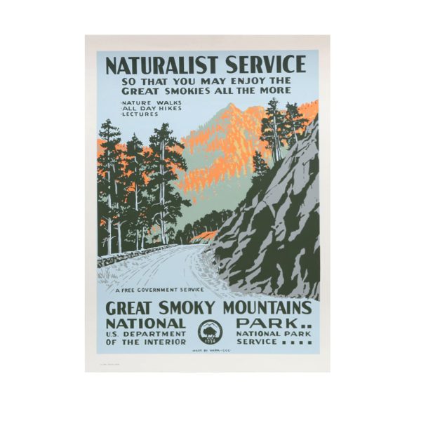 Retro Great Smoky Mountains National Park Print