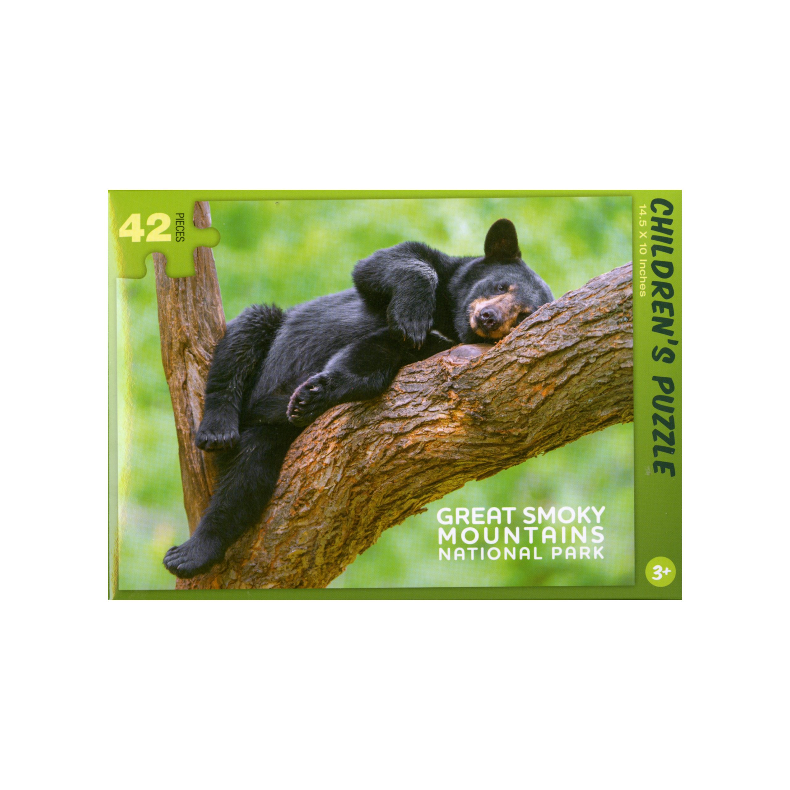 Great Smoky Mountains National Park Childrens Black Bear 42 Piece Puzzle