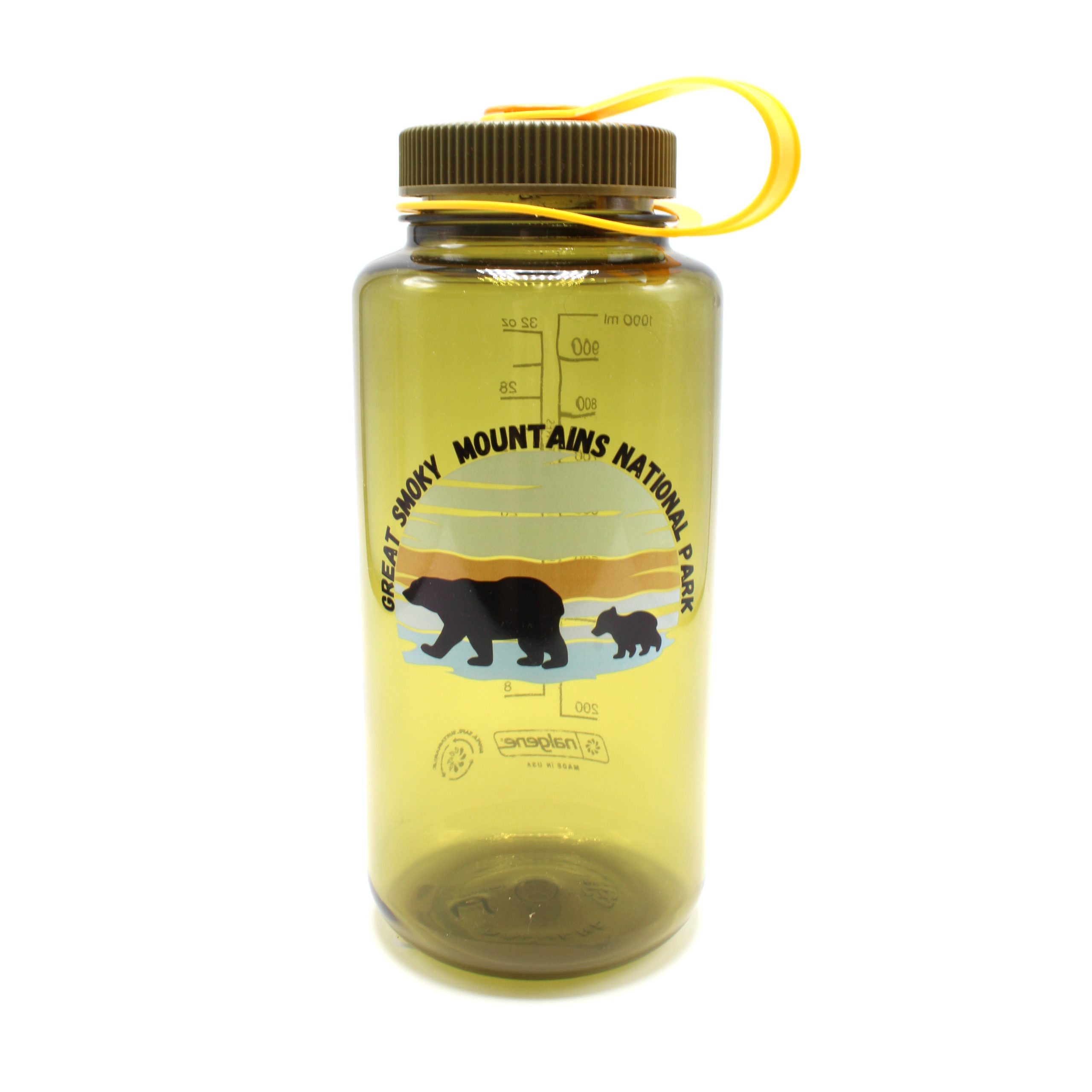 Retro Black Bear Nalgene Water Bottle