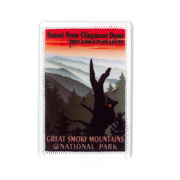 Great Smoky Mountains National Park Sunset from Kuwohi Patch