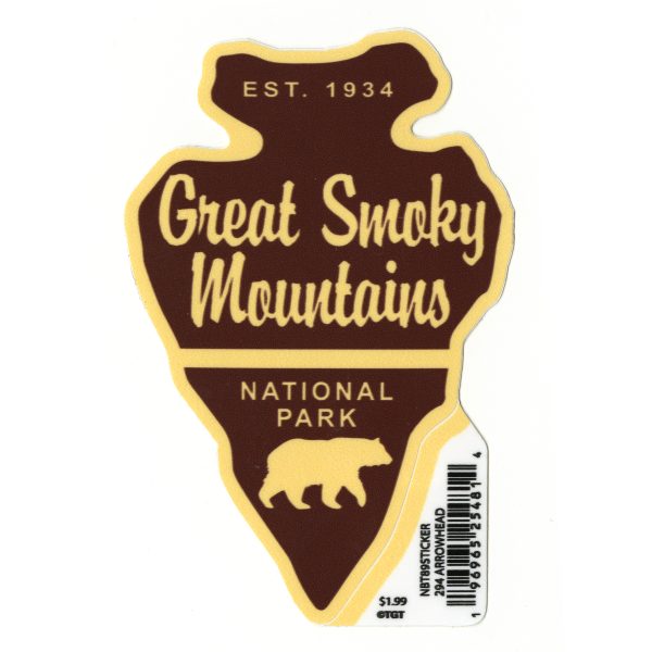 Great Smoky Mountains National Park Arrowhead Sticker