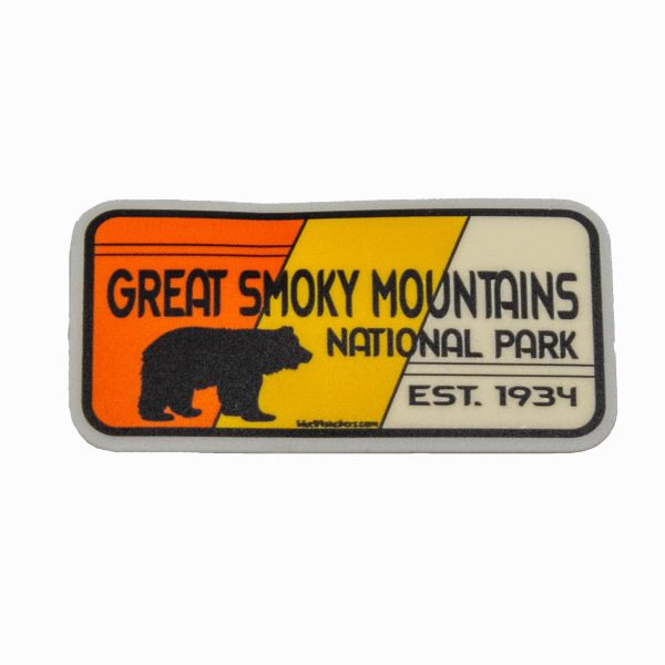 Great Smoky Mountains National Park with Bear Sticker